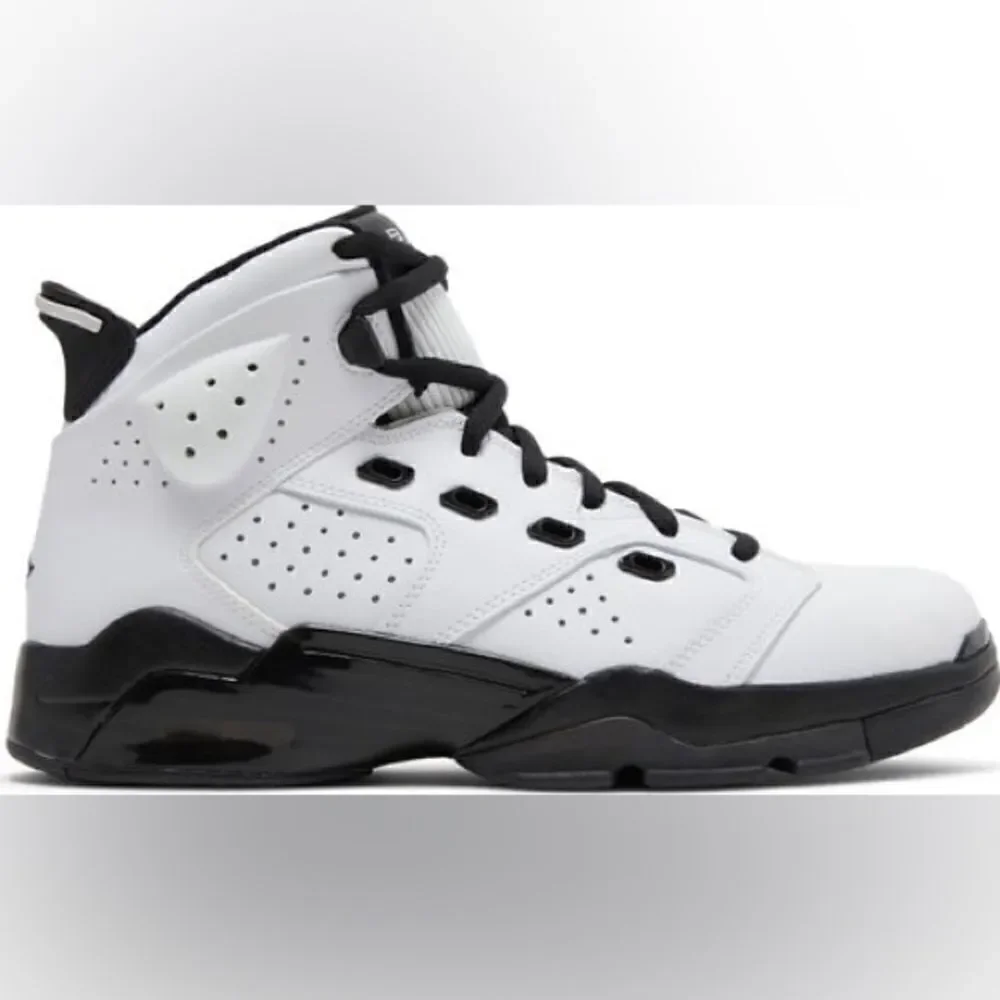 Nike Air Jordan 6 Motorsports White Black Sneakers  Size 12